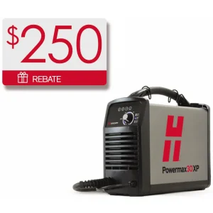 Hypertherm Powermax30 XP Plasma Cutter w/75 Degree Handheld Torch 088081