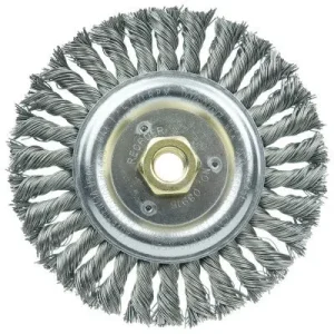 Weiler Roughneck Jr. Stringer Bead Wheel – 6″ Steel 08916
