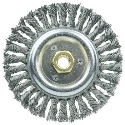 Weiler Roughneck Jr. Stringer Bead Wheel – 6″ Steel 08916