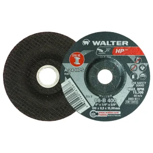 WALTER 08B400 HP GRINDING WHEEL 4 X 1/4″ X5/8″, 25/BOX
