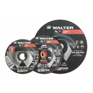 Walter 08B510 5″ x 1/4″ x 7/8″ HP Type-27 Grinding Wheel