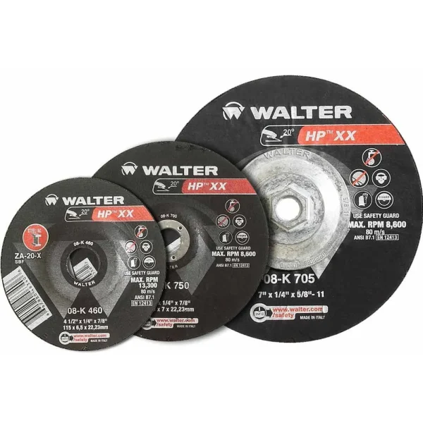 Walter 08K901 9″ x 1/4″ x 7/8″ Type-28 HP XX Grinding Wheel