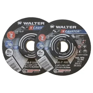 Walter 08P905 9″ x 1/4″ Spin-On Xcavator Grinding Wheel