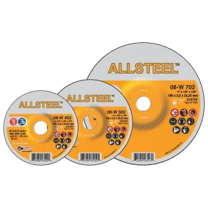 Walter 08W500 5″ x 1/4″ x 7/8″ ALLSTEEL™ Grinding Wheel