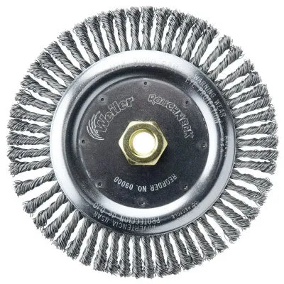 Weiler Roughneck Stringer Bead Wheel – 7″ Steel 09000