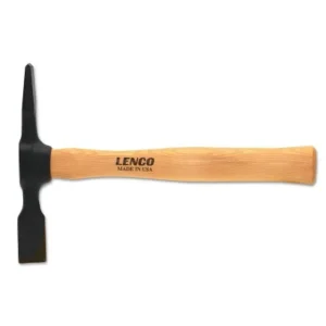 LENCO 09090 CHISEL/CROSS CHISEL WOOD HANDLE CHIPPING HAMMER