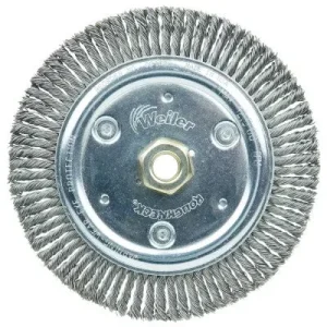 Weiler Roughneck Sr. Stringer Bead Wheel – 7″ Steel 09100