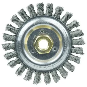 Weiler Roughneck Jr. Stringer Bead Wheel – 5″ Steel 09856