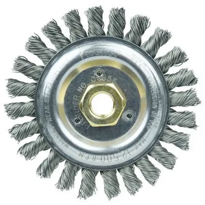 Weiler Roughneck Jr. Stringer Bead Wheel – 5″ Steel 09856