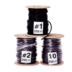 Direct Wire #1 Flex-A-Prene Welding Cable 25 ft #1 25, 50 ft #1 50, 75 ft #1 75, 100 ft #1 75, 150 ft #1 150, 250 ft #1 250, 5