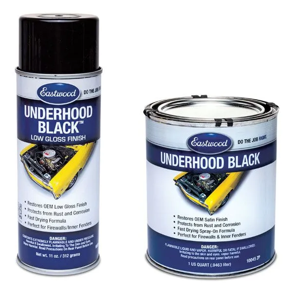 Eastwood UNDERHOOD BLACK® Low Gloss Paint Aerosol 11 oz