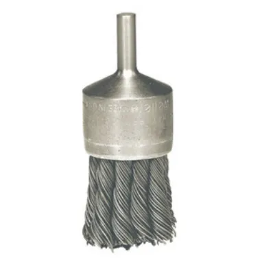 WEILER 10031P 1-1/8X.014 KNOT WIRE END BRUSHSTAINLESS FILL, 5/BOX
