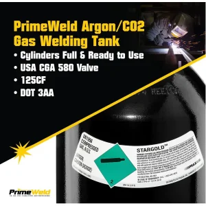 100% Argon Gas Full Bottle for TIG Welding