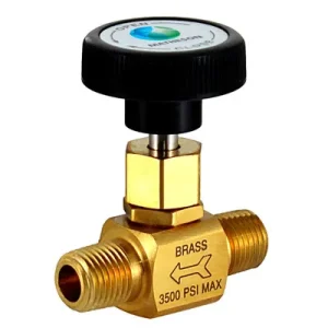 100 Series Needle Valves (Brass/SS/Monel)