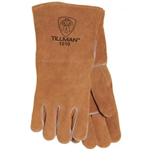 Tillman 1010 Brown Select Shoulder Split Cowhide Stick Welding Gloves (1 Pair)