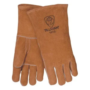 Tillman 1012 Brown Economy Select Shoulder Split Cowhide Stick Welding Gloves (1 Pair)