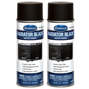 Eastwood Radiator Black Spray Paint Satin Finish 12oz