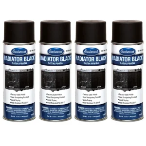 Eastwood Radiator Black Spray Paint Satin Finish 12oz
