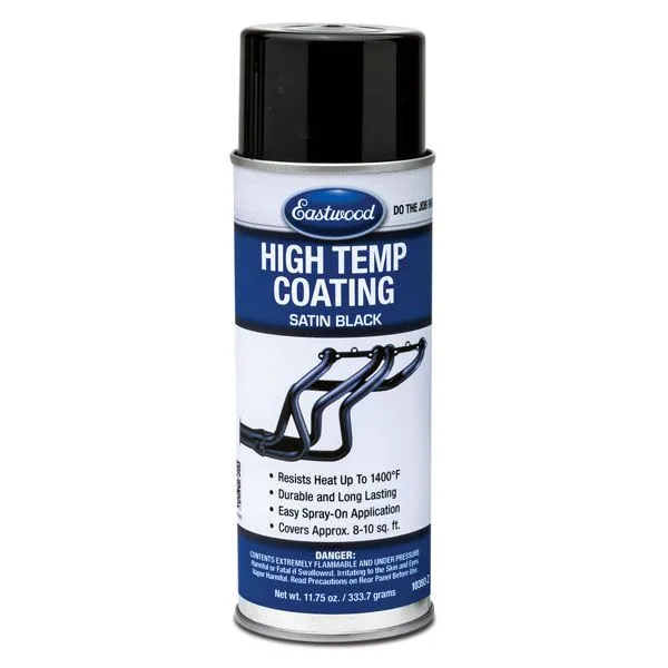 Eastwood Satin Black Hi-Temp Coating 11.75 oz Aerosol