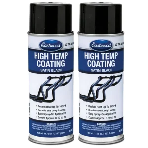 Eastwood Satin Black Hi-Temp Coating 11.75 oz Aerosol