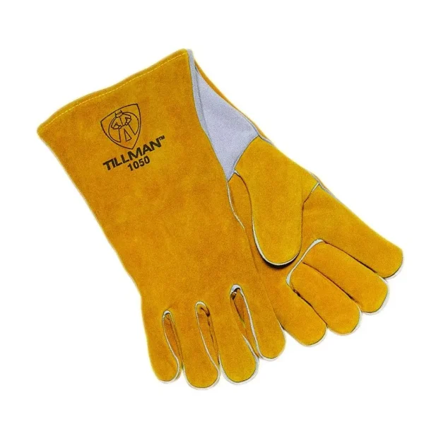 Tillman 1050 Premium Brown Side Split Cowhide Stick Welding Gloves (1 Pair)