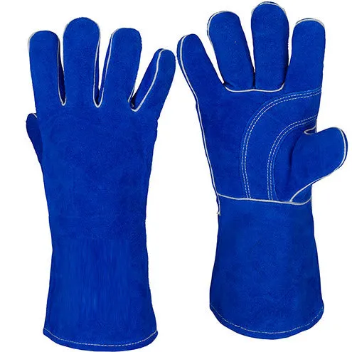 Tillman Stick Welding Gloves – Blue Cowhide Leather 1080B
