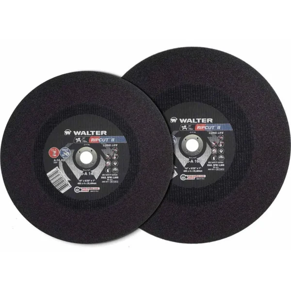 Walter 10A163 16″ x 5/32″ x 1″ Ripcut-Long Life Cut-Off Wheel