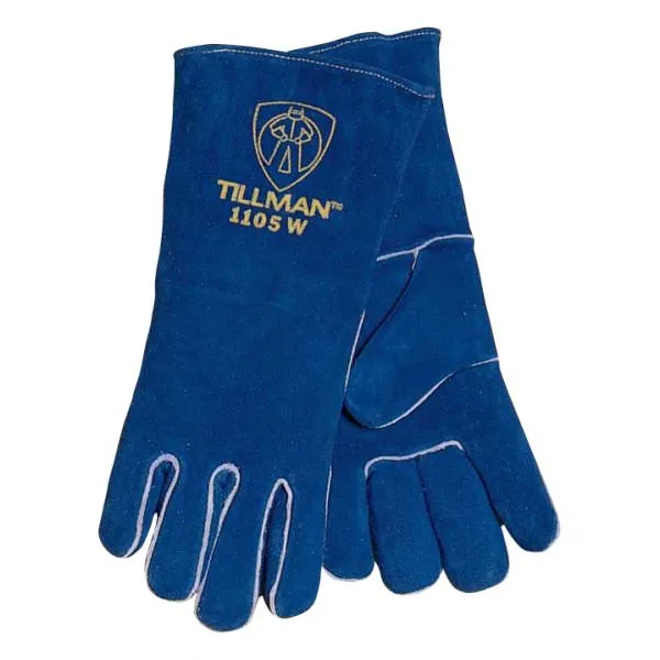 Tillman Welding Gloves – “Small Hands” Blue Cowhide 1105W