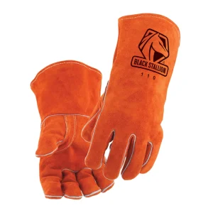 Black Stallion 110L Select Shoulder Split Cowhide Standard Welding Gloves, LARGE, 6/PACK