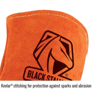 Black Stallion 110L Select Shoulder Split Cowhide Standard Welding Gloves, LARGE, 6/PACK