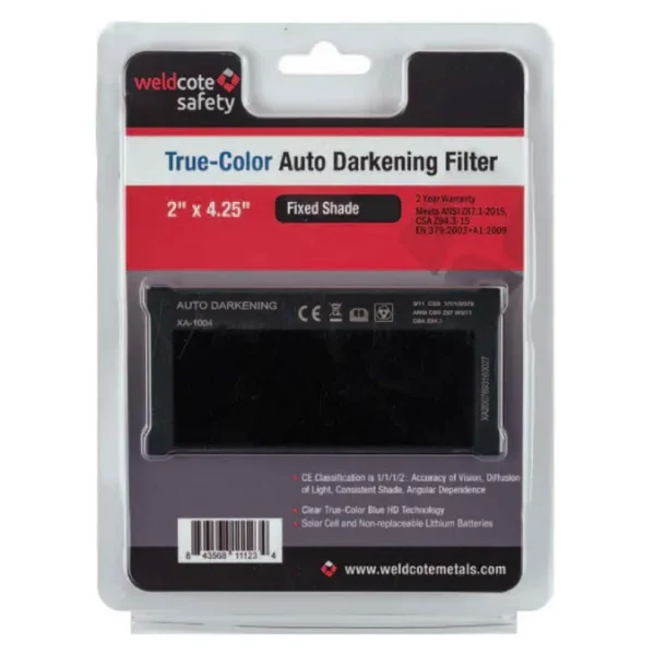 WELDCOTE 11122 2X4 SHADE #10 AUTOMATIC LENS TRUE COLOR