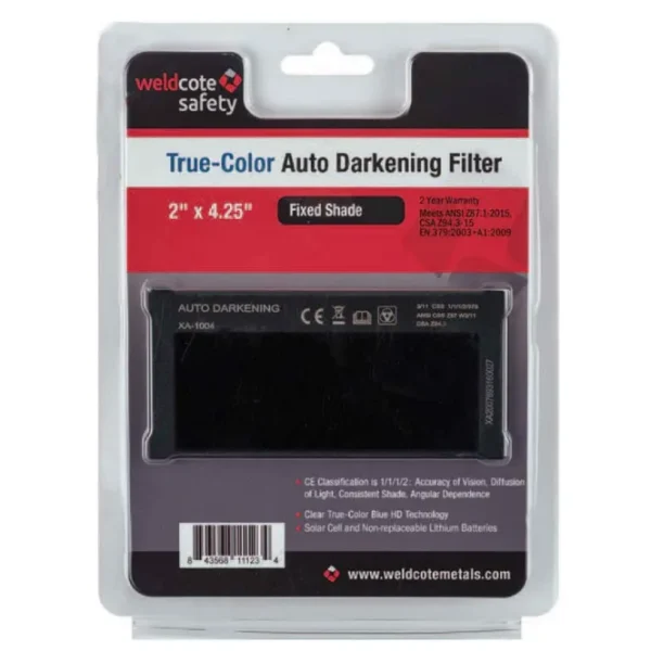 WELDCOTE 11124 2X4 SHADE #12 AUTOMATIC LENS TRUE COLOR