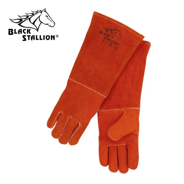 Revco 111R-18 Black Stallion® Cowhide 18″ Stick Welding Gloves