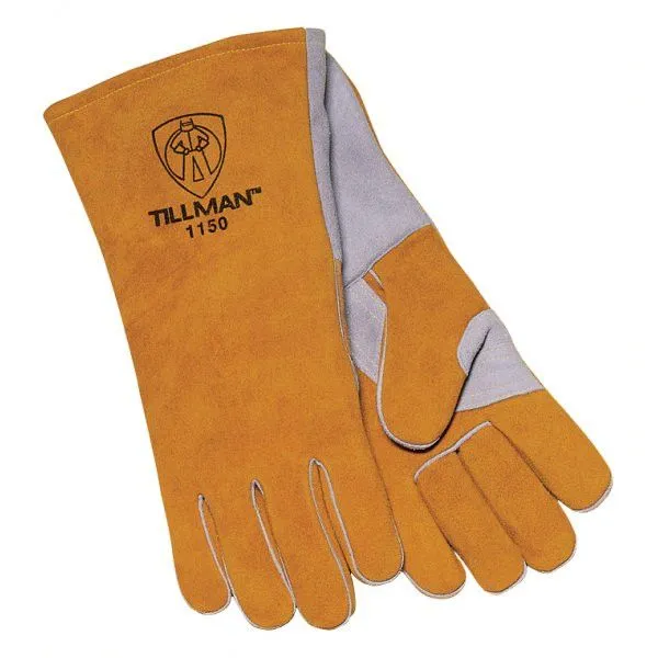 Tillman 1150 Brown Premium Side Split Cowhide Stick Welding Gloves (1 Pair)