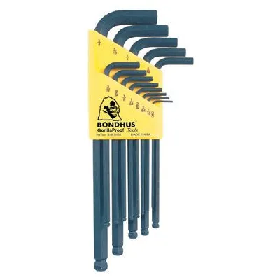 Bondhus 10937 Balldriver L-Wrench Key Set 13 Piece – Inch (1 Set)