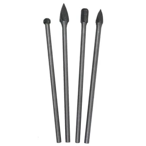 Long Reach Carbide Burr Set – 4 Piece