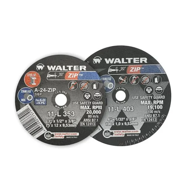 Walter 11L353 3″ x 1/2″ x 3/8″ Zip™ Cut-Off Wheel