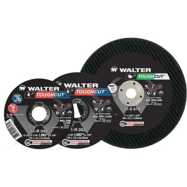 Walter 11R042 4.5″ x 3/32″ x 7/8″ Toughcut™ A30 Cut-Off Wheel