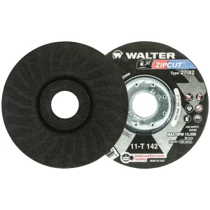 WALTER 11T142 ZIP WHEEL™ CUT-OFF 4-1/2″ X 3/64 TYPE 27, 25/BOX
