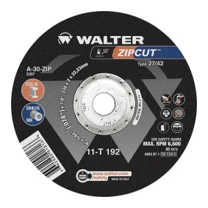 Walter 11T192 9″ x 5/64″ x 7/8″ Type-27 Zipcut Cut-Off Wheel
