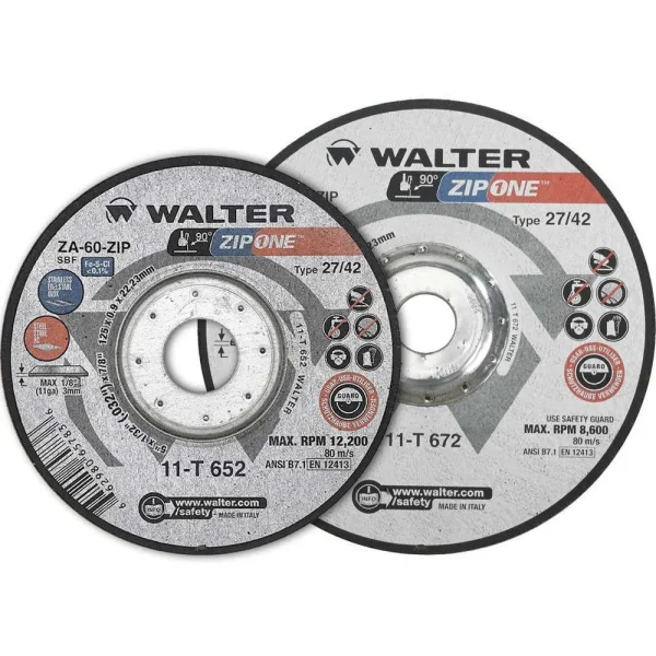 Walter 11T642 4.5″ x 1/32″ x 7/8″ Zip One™ Type 27 Cut-Off Wheel