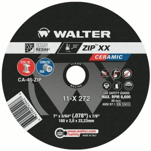 Walter 11X272 ZIP XX, 7” x 5/64” x 7/8”, T1 (25 Wheels)