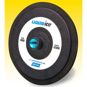 Liquid Ice White Backing Plate 6in