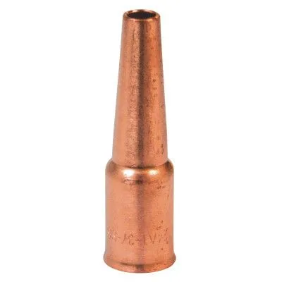 Tweco 24AT-37SS (1240-1301) 24A Series 3/8″ Tapered Short Stop Slip-On Tip Recess Formed Nozzle (2 Pack)