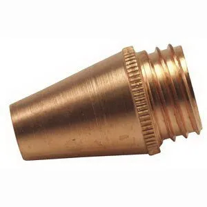 Tweco 24CT-37S (1240-1404) 24CT Series 3/8″ Standard Short Stop Tip Recess Coarse Thread Nozzle (2 Pack)