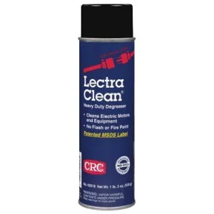 CRC 02018 Lectra Clean Heavy Duty Degreasers, 19 oz Aerosol Can (12 Cans)