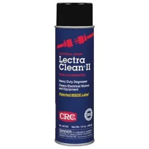 CRC 02120 Lectra Clean II Non-Chlorinated Heavy Duty Degreasers, 20 oz Aerosol Can (12 Cans)
