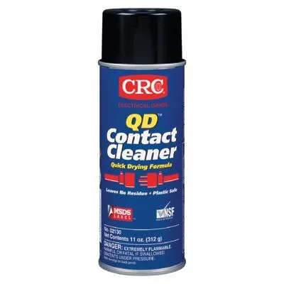 CRC 02130 QD Contact Cleaners, 11 oz Aerosol Can (12 Cans)
