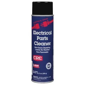 CRC 02180 Electrical Parts Cleaners, 20 oz Aerosol Can (12 Cans)