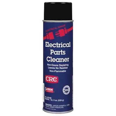 CRC 02180 Electrical Parts Cleaners, 20 oz Aerosol Can (12 Cans)